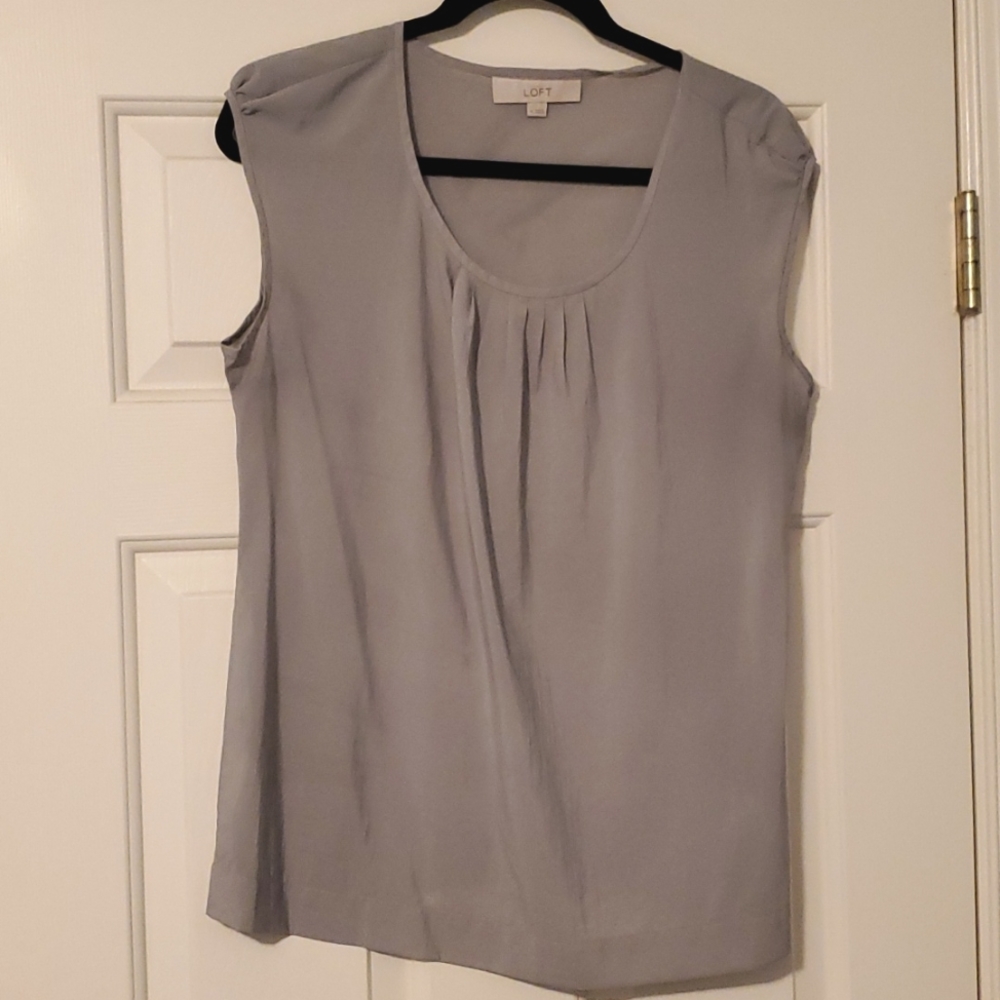 LOFT  gray shirt, size M